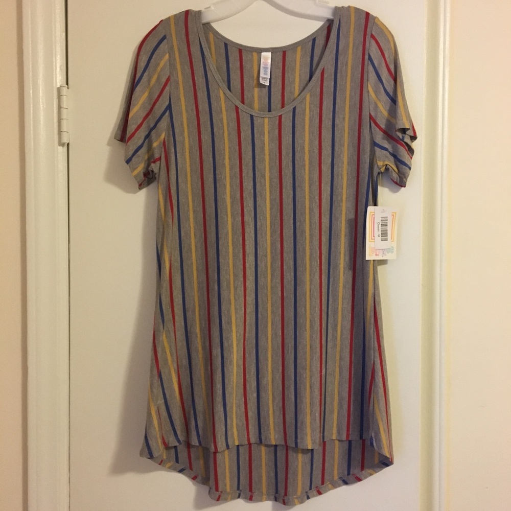 2/$7 NWT Lularoe Striped Classic T